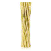 Godan Szívószál arany Gold Chevron 12 db-os