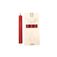 Bartek Candles Gyertya klasszikus bordó 4 db, 2 cm x 17 cm