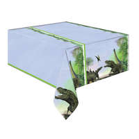 Mezőfi Team Kft. Asztalterítő, műanyag Dínó mintás, 120 cm X 180 cm