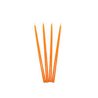 Gyertya &amp; Decor Gyertya szálas hosszú ceruza narancssárga 26 cm X 1 cm, 8 db/csomag