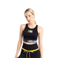 LABELLAMAFIA LABELLAMAFIA Sports bra Fan Black