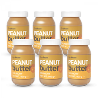 GymBeam GymBeam Földimogyoróvaj 6 x 900 g ropogós