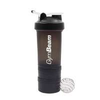 GymBeam GymBeam Blend Bottle Black White több részes shaker 600 ml
