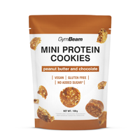 GymBeam GymBeam Mini Protein Cookies 100 g mogyoróvaj-csoki