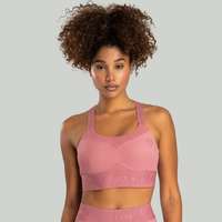 GymBeam STRIX Nebula Sport Bra indian red
