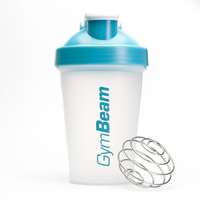 GymBeam Shaker Blend Bottle átlátszó-kék 400 ml - GymBeam
