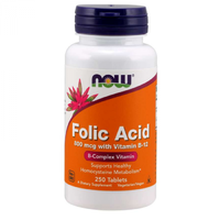 NOW Foods NOW Foods Folic Acid 800 mcg 250 tabl.