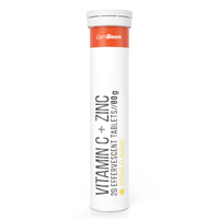 GymBeam GymBeam C-vitamin + Cink pezsgőtabletta citrusgyümölcsök