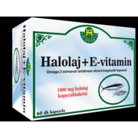 HALOLAJ E VITAMIN OMEGA-3 LÁGYZSELATIN KAPSZULA 60X HERBÁRIA