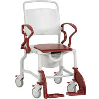 Rebotec BONN-HIGI tusolószék és szoba WC egyben felhajtható karfával 130 kg-ig