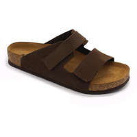 Leon Comfortstep 4704 barna férfi bőr papucs 42-47 anatómiai talppal