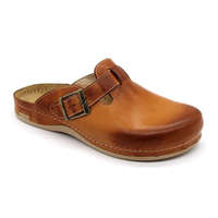 Leon Comfortstep 707 barna férfi bőr papucs 41-47
