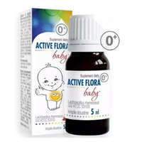ACTIVE FLORA BABY+ ÉTRKIEGÉSZÍTŐ CSEPPEK 5ML