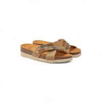 Scholl La Serena Strap papucs homok