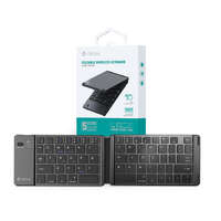 Devia Devia összecsukható vezeték nélküli angol kiosztású Bluetooth billentyűzet - Devia Lingo Series Foldable Wireless Keyboard - fekete
