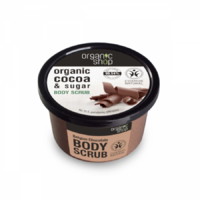 Organic Shop Organic Shop helyreállító testradír kakaóval és cukorral, 250 ml