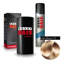 Cover Hair Cover Hair Volume hajdúsító, 30 g, világosbarna + kötést erősítő spray