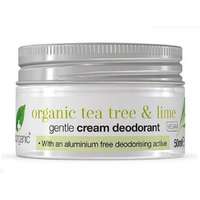 Dr Organic Dr Organic krémdezodor bio teafával és lime-mal, 50 ml