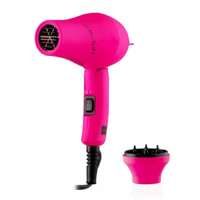 Hair Power Gettin Fluo mini utazó hajszárító diffúzorral pink 1200W