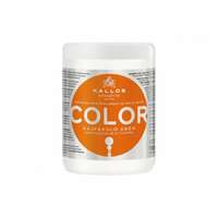 Kallos Kallos Color hajpakolás lenmagolajjal és UV filterrel festett, töredezett hajra, 1 l