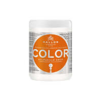 Kallos Kallos Color hajpakolás lenmagolajjal és UV filterrel festett, töredezett hajra, 1 l
