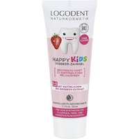 Logona Logona Logodent Happy Kids fluoridmentes gyermek foggél bio eperkivonattal, 50 ml