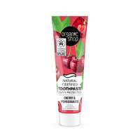 Organic Shop Organic Shop minősített szuvasodás elleni fogkrém cseresznyével és gránátalmával, 100 g