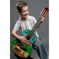  MSA 1/4 szafaris gitár, tartozékokkal, 3-5 éves méret