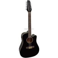  MSA 12 húros elektro-akusztikus gitár, fekete színű
