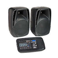 Soundsation SOUNDSATION BLUEPORT FX - 2x100W hordozható PA rendszer keverőerősítővel és 2 db 2-utas passzív hangfallal