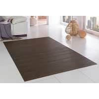 Serena Bambusz szőnyeg 70x120 cm sötétre hőkezelt, keményített, természetes barna felület