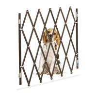 Relax Biztonsági rács kihúzható bambusz panel 69-82,5 cm magas védőkerítés kutyák védelmére lépcsővédő