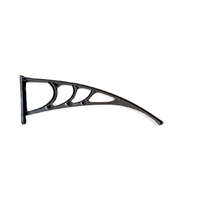 Silver Wing Féltető tartó 80 cm kinyúlású B típusú esővédő tető tartókar fekete szín 1 db konzol tényleges méret 735 mm