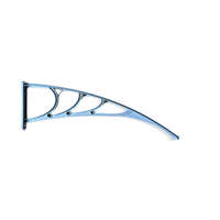 Silver Wing Féltető tartó 80 cm kinyúlású B típusú esővédő tető tartókar szürke szín 1 db konzol tényleges méret 735 mm