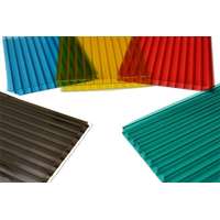 ZENN Esővédő előtető tartalék polikarbonát 120 cm kinyúlású panel 1200x1000x5 mm áttetsző zöld