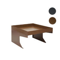 Wohnen Automata robot fűnyíró előtető ültetőládával védőtető virágágyással fém 37x60x70 cm barna fűnyíró garázs