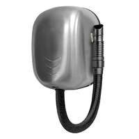 Vama Stream Dry LF nemesacél fali ipari hajszárító gégecsöves 1100 W szálcsiszolt kivitel uszodába automatikus kikapcsolás