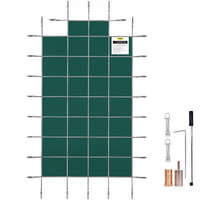 VEVOR Téli biztonsági medencetakaró lépcsős beépített medencéhez 6,1x11,6 m téglalap alakú