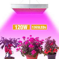 LEDLAMP 120W Növény lámpa Virág nevelő LED fény Ledes fényforrás 31,5x31,5x3,5 cm melegház világítás, növénynevelő lámpa
