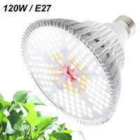 LEDLAMP 120W Növény lámpa Üvegház világítás NAPFÉNY jellegű fénnyel Virág nevelő UV és IR leddel E27 foglalattal