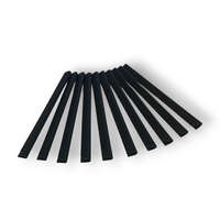 Tech Kerítésbe fűzhető PVC műanyag szalaghoz fekete színben 10 darab tartalék rögzítő klipsz 19cm magas belátásgátló szélfogóhoz