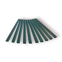 Tech Kerítésbe fűzhető PVC műanyag szalaghoz zöld színben 10 darab tartalék rögzítő klipsz 19cm magas belátásgátló szélfogóhoz