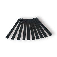 Artrattan Kerítésbe fűzhető polirattan szalaghoz fekete színben 10 darab tartalék rögzítő klipsz szélfogóhoz fekete színben