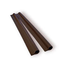 Artrattan Kerítésbe fűzhető polirattan szalaghoz két tónusú barna színben 2 darab tartalék rögzítő klipsz szélfogóhoz