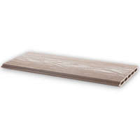WoodL Nútféderes WPC kerítésléc Woodlook Emboss N+F kerítéselem 180 cm hosszú Mahagóni kerítés deszka
