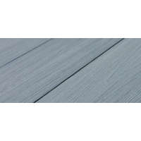 WPC WoodLook WPC padlólap Woodlook Exclusive típus, Szürke szín 4 méteres szál 145x21x4000 mm igazi fahatású kétoldalas burkolat, matt, csúszásmentes felület. Méterenkénti ár!