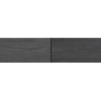 WPC WoodLook WPC padlólap Woodlook Natúr Grafit 2,2 m szál 150x24x2200 mm igazi fahatású kétoldalas barna burkolat, matt, csúszásmentes felület.