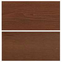 WPC WoodLook WPC padlólap Woodlook Natúr Merbau 4 m szál 150x24x4000 mm igazi fahatású kétoldalas barna burkolat, matt, csúszásmentes felület. Méterenkénti ár!