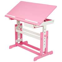 Tech Gyermek íróasztal dönthető rózsaszín - fehér gyerekebútor