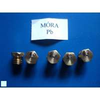 Gáztűzhely fúvóka garnitúra Móra Pb gázra régi M 8 mm menettel.